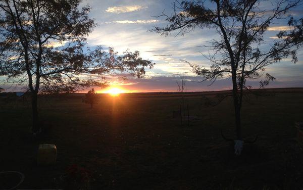 South Dakota sunrise;