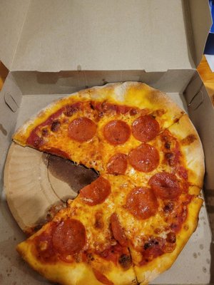 10" pepperoni