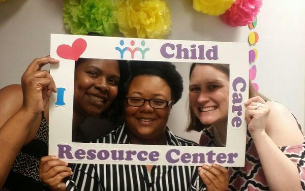 CCRC Staff - "We Love Child Care Resource Center"!