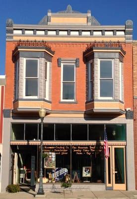 Historic architectural storefront