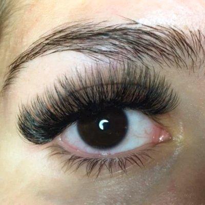 Volume lash extensions