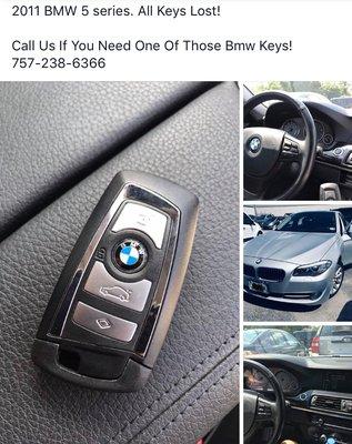 2011 BMW 5 Series Key Made When All Keys Lost