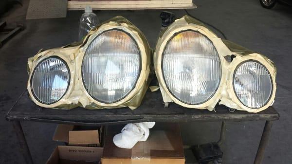 Complete headlight restoration bringing back that factory look!