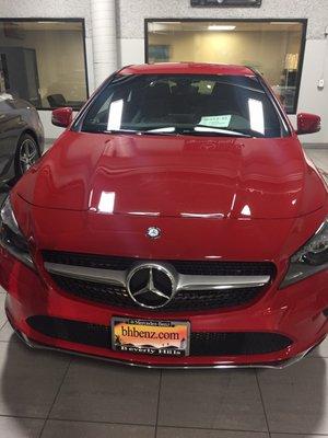 My shiny, red cla250! Thank you, Artin!