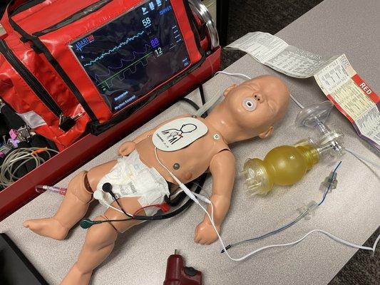 Pediatric Advanced Life Support VFib Scenario