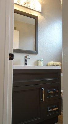 Bathroom remodel, a simple yet contemporary look