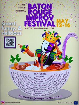 First Annual BR Improv Festival Flyer