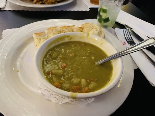 Pea soup