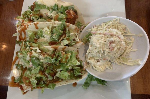 Fish Tacos with Coleslaw