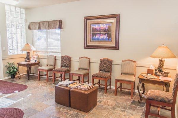 Waiting room in Casper clinic