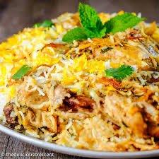 Fresh chicken biryani 8.99