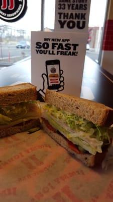 Beach club on wheat--Their wheat bread is some of the best I've had!