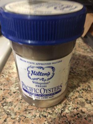 Hilton's Pacific Oysters