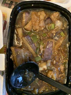 Eggplant hot pot