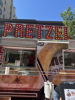 Bens pretzels are a must have!! They can be found only a stadiums and now they have made their appearance at the Taste of Madison!