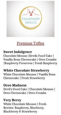 Listed: Premium Trifle Flavors