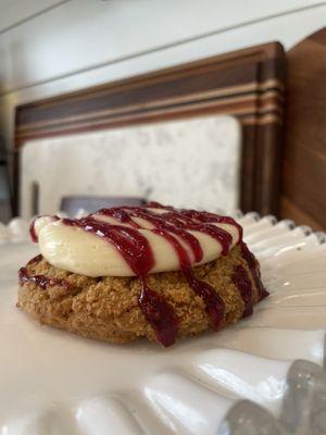 Raspberry Cheesecake Cookie!