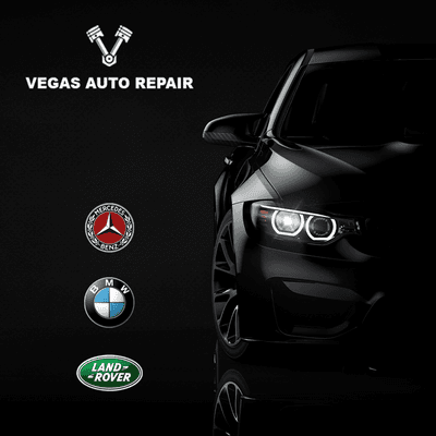 Las Vegas best auto repair shop specialized on three major car brands, such as BMW, Land Rover, and Mercedes.