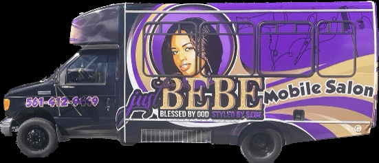 Just BeBe is a mobile salon offering several services. You have the options of coming to us or us to you.