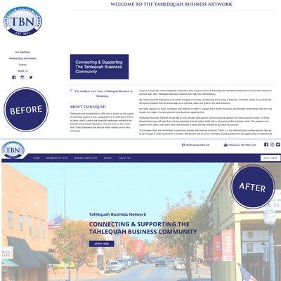 Website Redesign in Oklahoma for a non-profit organization.