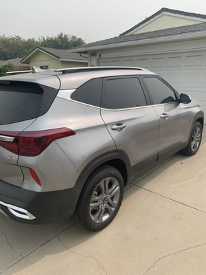 Car post tint