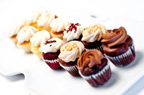 Assorted Mini Cupcakes by Taste of Amazing Catering