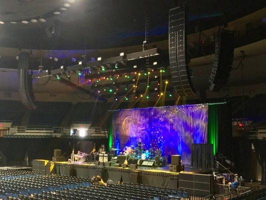 One of our L'Acoustic rigs at the Neal S. Blaisdell Arena