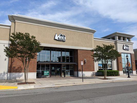 Outside REI Co-op at Renaissance Center. I took this photo on June 19, 2021.