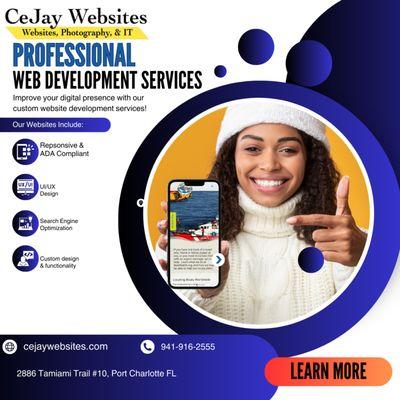 Professional Web development by CeJay Websites