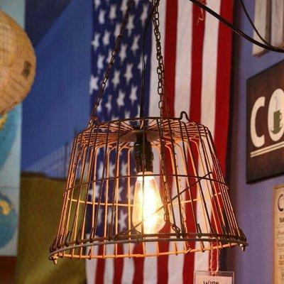 Egg basket light fixture