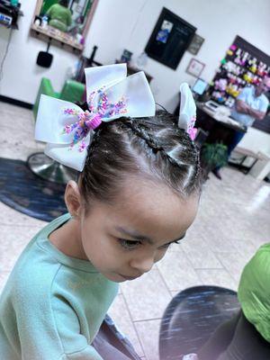 Braid w/ one of our bows!