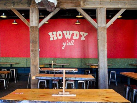 Welcome to Howdy Bar! RiNo's newest western bar.