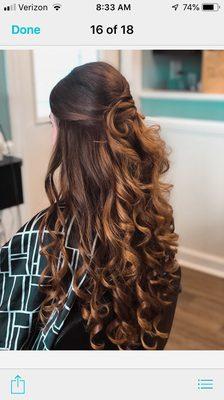 Beautiful curls by Tessa