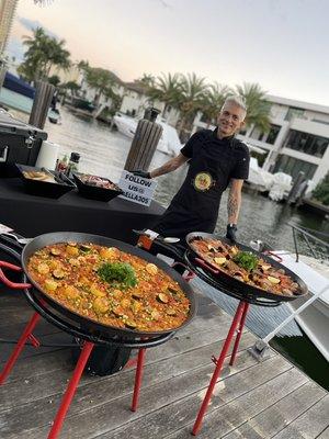 Seafood Paella and Farmer Rice