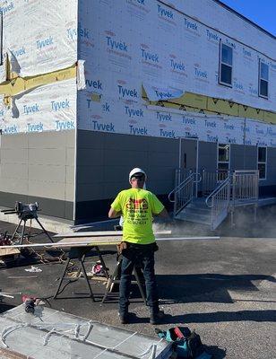 Siding at the Newport Navy Base