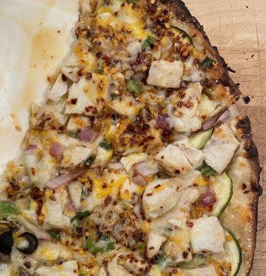 Thai Chicken Pizza