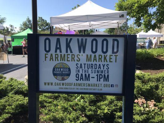 Oakwood Farmers’ Market