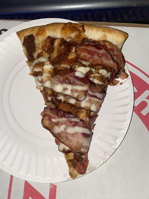 Chicken bacon ranch slice