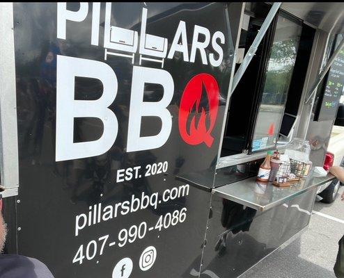 Pillars BBQ food truck!  Best BBQ in town, and great customer service!