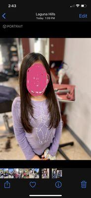 Connie did a wonderful job cutting my daughters' hair. She was kind and patient with them. Thank you Goi Connie!