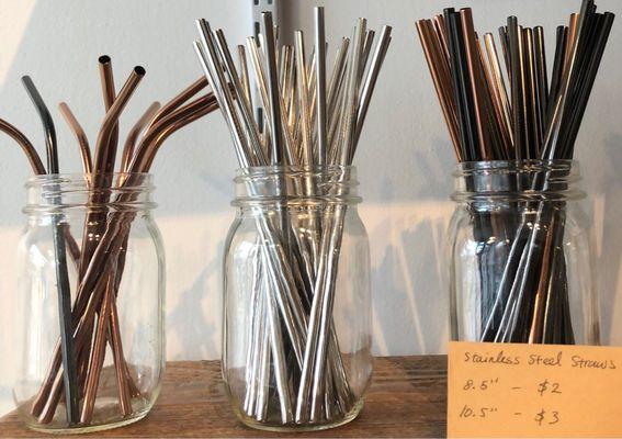 Metal straws