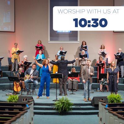 We have a unique blended worship service, aimed to reach each person where they are at in their walk with Christ.