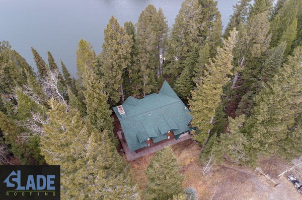 After of cabin In Island Park Idaho