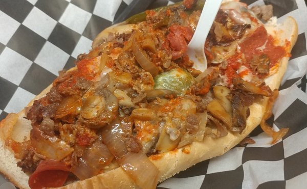 Loaded Cheesesteak (Yes you need a fork to eat it!!)