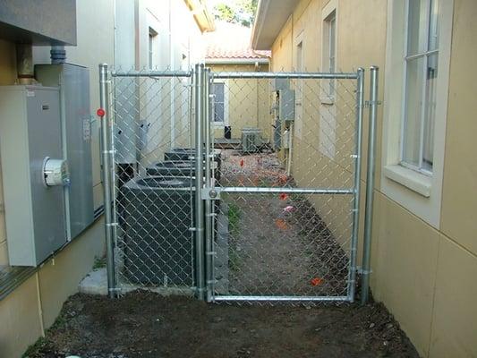 Chain Link Fence - Gate Installation