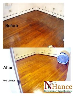 Floor Renewal - Before & After New Haven, CT