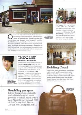 Pastry Chef Kristy Choo featured in Best of LA issue!