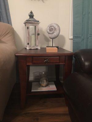 Large end table purchased for $25