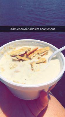 Coming from a New Englander they actually have a decent clam chowder! Would recommend