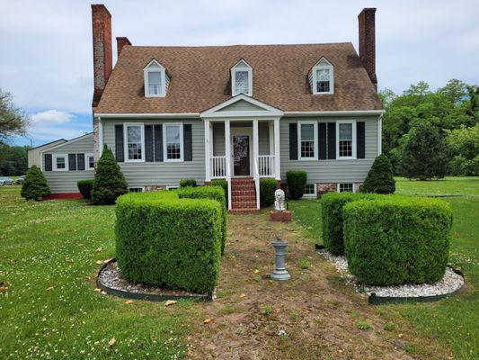 Burnt Chimneys, c.1796, historic house available on museum tour.